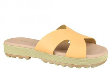 Γυναικείες Παντόφλες | Υφαντίδης | 126058 | Μπεζ - Υφαντίδης - 